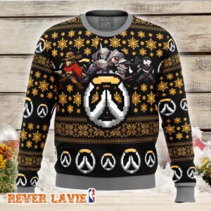 Overwatch Symbol Ugly Christmas Sweater Stylish Christmas Outfit For Men And Women
