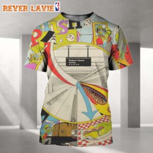 Phish Illustrated Show Print At Madison Square Garden In New York City On July 22, 24, 25, 27, 29 2026 Subway Pop Art Artwork All Over Print Shirt