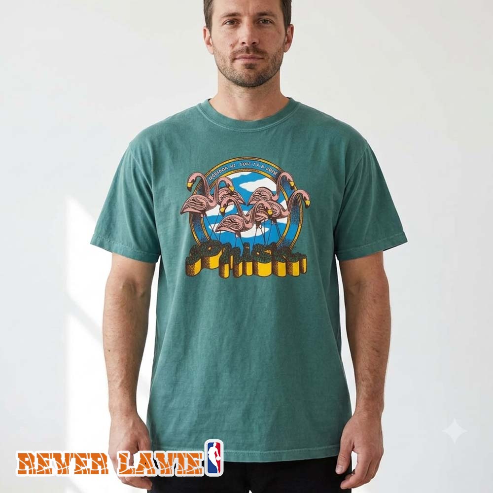 Phish Madison Event Goods Flamingo Graphic Comfort Colors T-Shirt At Madison WI On July 18-19 2026 Official Event Merch Phish Madison Event Goods Flamingo Graphic Comfort Colors T-Shirt At Madison WI On July 18-19 2026 Official Event Merch