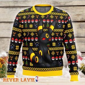Pokemon Christmas Umbreon Ugly Christmas Sweater Peanuts Christmas Party Sweater