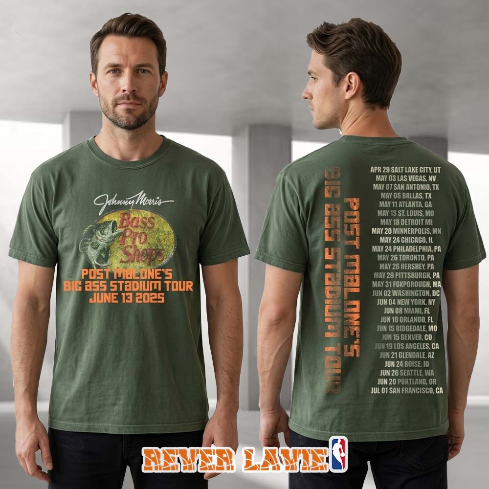 Post Malone x Bass Pro Shops Event T-Shirt Official Big Ass Stadium Tour Merch Post Malone x Bass Pro Shops Event T-Shirt Official Big Ass Stadium Tour Merch