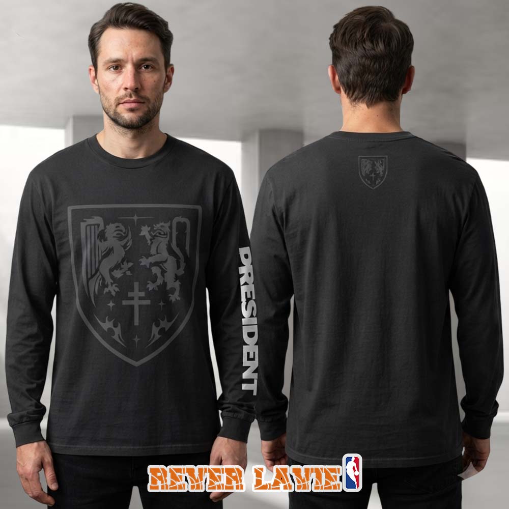 President Badges Artwork Official Band Merch Long Sleeve Tee President Badges Artwork Official Band Merch Long Sleeve Tee