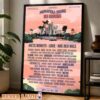 10 Years Tour Dates Poster At North America And Europe On 2026 Floral Tour Artwork Wall Art Decor