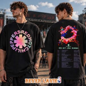 Red Hot Chili Peppers Return Of The Dream Canteen Rainbow Classic Logo Graphic T-Shirt