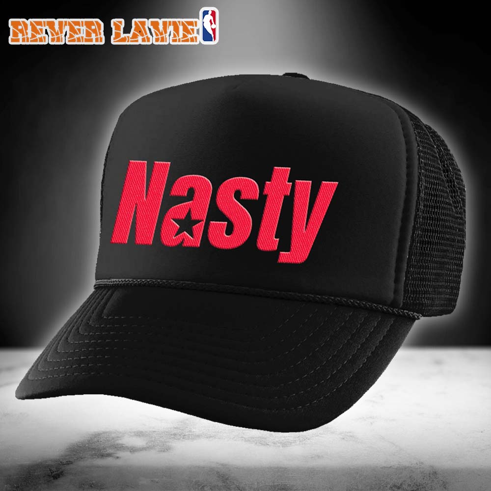Rico Nasty Nasty Black Trucker Hat Rico Nasty Nasty Black Trucker Hat