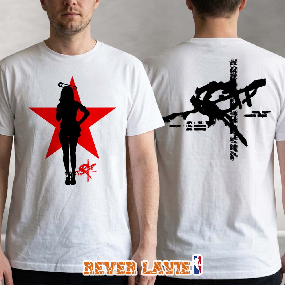 Rico Nasty Pin Up Star White Graphic T-Shirt Rico Nasty Pin Up Star White Graphic T-Shirt