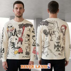 Rolling Loud Mosh Mouse Oat Thermal All Over Print Long Sleeve T-Shirt Official Merchandise