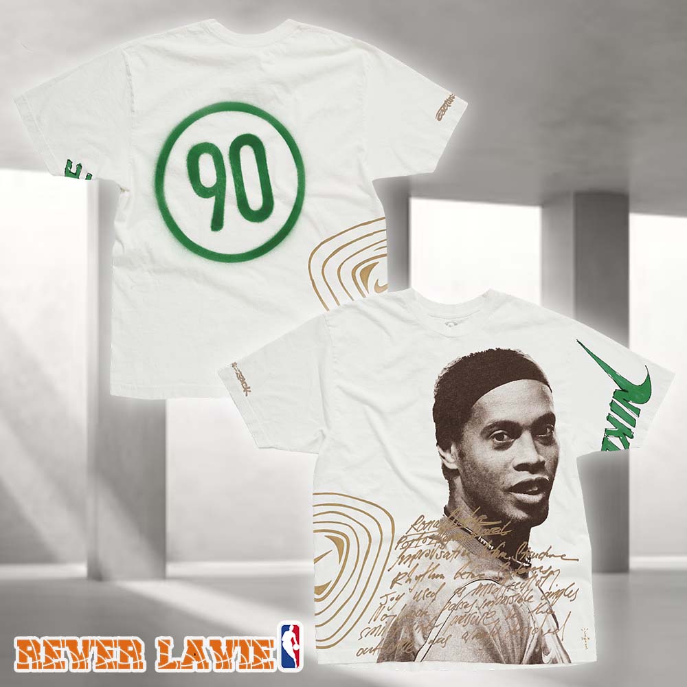 Ronaldinho Cactus Jack x Nike FIFA World Cup 2026 Athletes Series Unisex Tee Ronaldinho Cactus Jack x Nike FIFA World Cup 2026 Athletes Series Unisex Tee