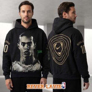Ronaldinho R10 CJ x Nike Athletes Series Portrait Graphic Unisex Hoodie