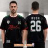 Linkin Park From Zero World Tour Europe & UK 2026 Merchandise Football Jersey