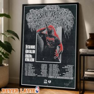 Sanguisugabogg Europe Summer Tour Poster 2026 Poster Canvas