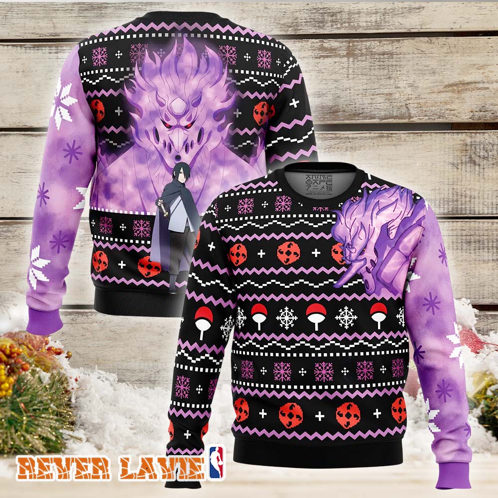 Sasuke Susanoo Shippuden Ugly Christmas Sweater Best Selling Christmas Fan Apparel Sasuke Susanoo Shippuden Ugly Christmas Sweater Best Selling Christmas Fan Apparel