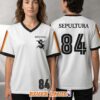 Sepultura Celebrating Life Through Death Final European Farewell Tour At Tavastia Club Helsinki Finland On August 1 2026 Limited Edition Soccer 84 Jersey Unisex Shirt