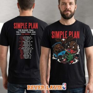 Simple Plan Bear Car Tour Dates T-Shirt The Bigger Than You Think Tour 2026