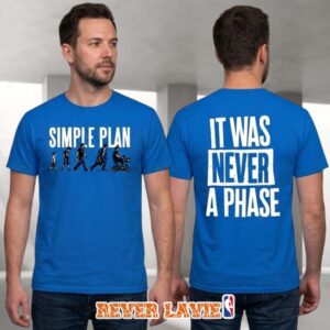 Simple Plan It Was Never A Phase Blue T-Shirt