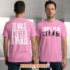 Simple Plan It Was Never A Phase Blue T-Shirt Simple Plan It Was Never A Phase Blue T-Shirt