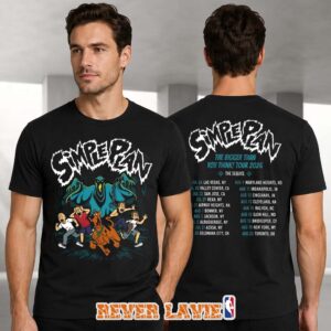Simple Plan Scooby-Doo Crossover Tour Dates T-Shirt The Bigger Than You Think Tour 2026