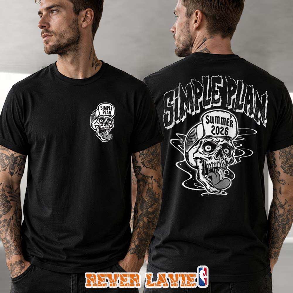 Simple Plan Summer 2026 Skull Tour T-Shirt Simple Plan Summer 2026 Skull Tour T-Shirt