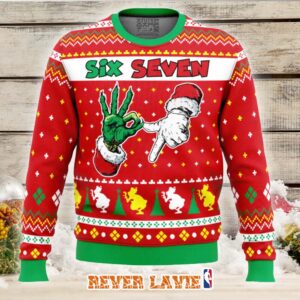Six Seven The Grinch Ugly Christmas Sweater