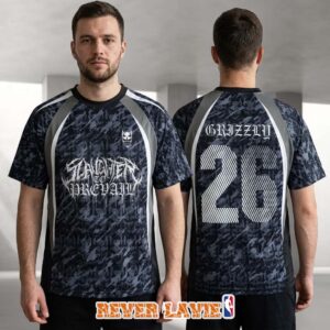 Slaughter To Prevail Grizzly Official Football Jersey 2026 Deathcore Merch