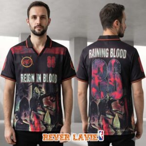 Slayer In Reign Blood Football Jersey