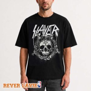 Slayer Rib Skull T-Shirt Anatomical Skull Design