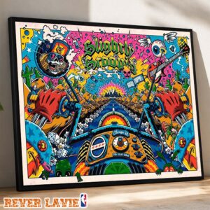 Slightly Stoopid Concert Poster At Huntington Bank Pavilion In Chicago Illinois On July 26 2026 Poster Canvas