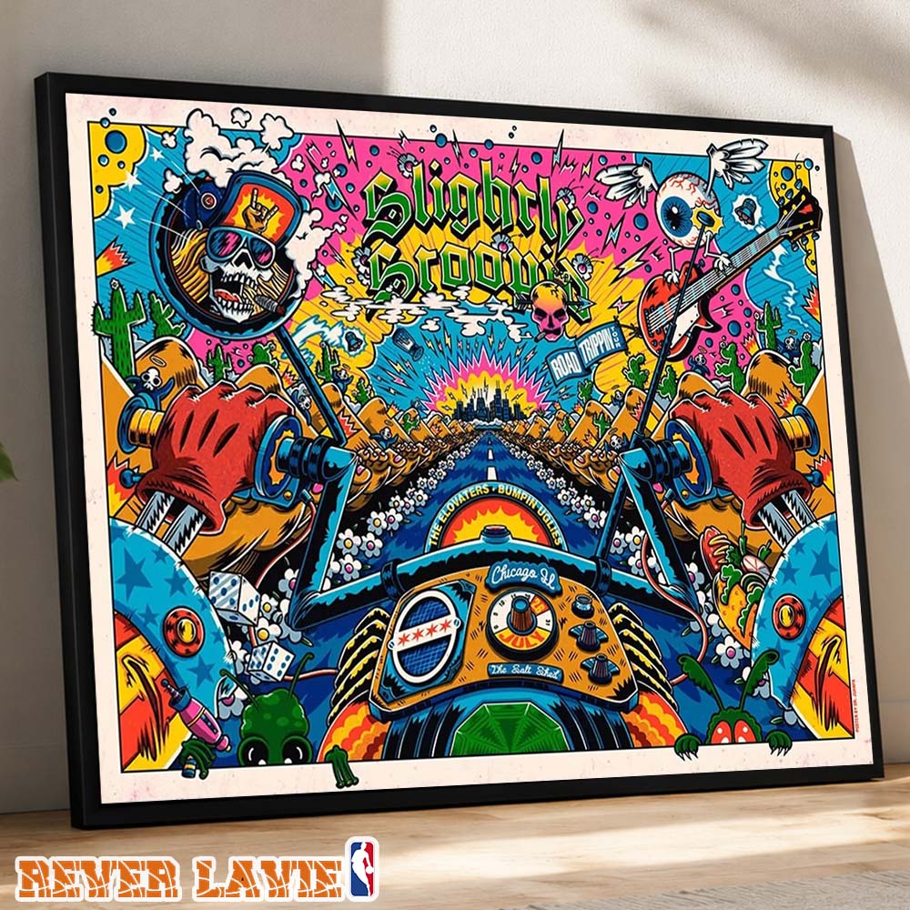 Slightly Stoopid Concert Poster At Huntington Bank Pavilion In Chicago Illinois On July 26 2026 Poster Canvas Slightly Stoopid Concert Poster At Huntington Bank Pavilion In Chicago Illinois On July 26 2026 Poster Canvas