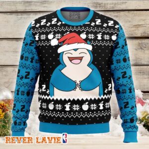 Snorlax Holiday Pokemon Ugly Christmas Sweater For Pokemon Lovers
