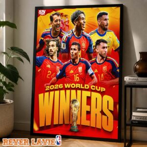 Spain Are World Cup Champions 2026 For The First Time Since 2010 Wall Art Home Decor