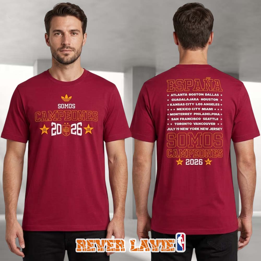 Spain FIFA World Cup 2026 Champions Somos Campeones Adidas T-Shirt Spain FIFA World Cup 2026 Champions Somos Campeones Adidas T-Shirt
