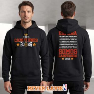 Spain FIFA World Cup 2026 Champions Somos Campeones Celebration Hoodie Two Sided