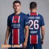 Tom Holland Signed PSG #17 Home Football Jersey 26-27
