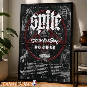 Spite Tour Poster At United States Tour Fall On October 2026 Home Decor Poster Canvas