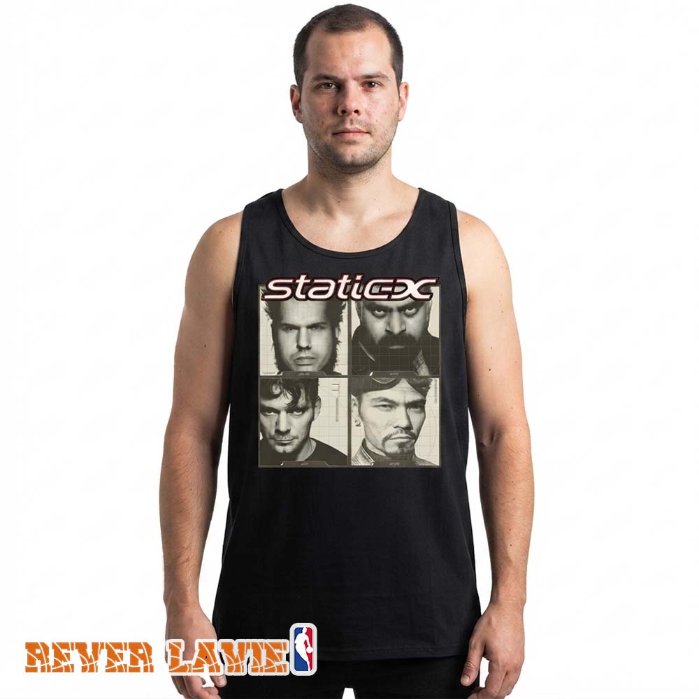 Static-X Faces Premium Tank Top Static-X Faces Premium Tank Top