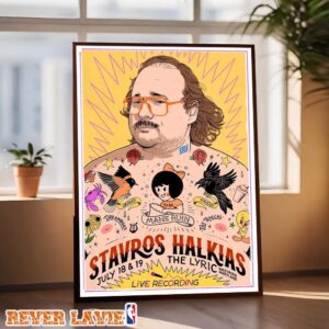 Stavros Halkias Live Recording Poster At The Lyric In Baltimore Maryland On July 18-19 2026 Wall Art Home Decor