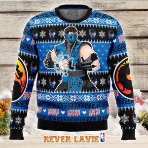Sub Zero Mortal Combat Ugly Christmas Sweater