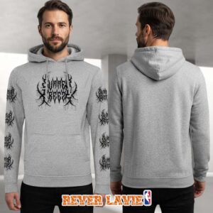 Summer Breeze 2026 Black Metal Logo Grey Hoodie Official Festival Merchandise