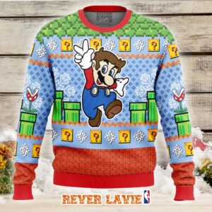 Super Mario Gaming Ugly Christmas Sweater
