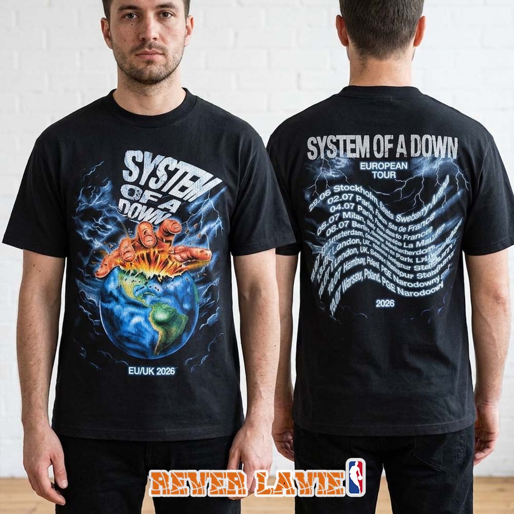 System Of A Down 2026 European Tour Stockholm Sweden 2026 Event Shop Two Side Tee System Of A Down 2026 European Tour Stockholm Sweden 2026 Event Shop Two Side Tee