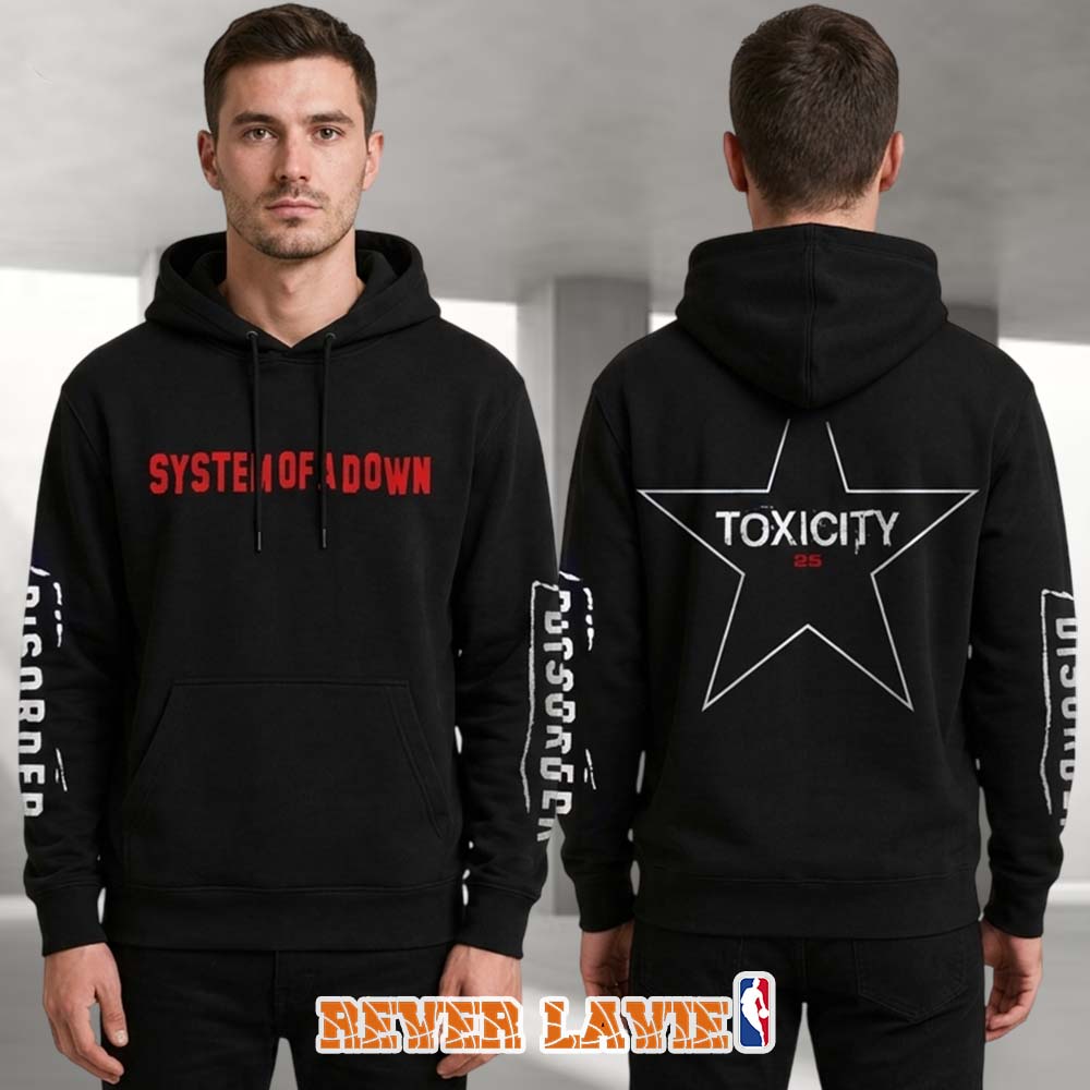 System Of A Down EU And UK 2026 Tour Pop Up Shop Merch Toxicity Disorder Hoodie System Of A Down EU And UK 2026 Tour Pop Up Shop Merch Toxicity Disorder Hoodie