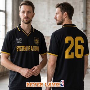 System Of A Down I-Days Milano Festival Specific Merch Football Jersey At Ippodromo SNAI La Maura In Milan Italy On July 6 2026
