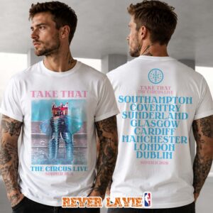 Take That The Circus Live Admat T-Shirt Summer 2026 Official Tour Merchandise