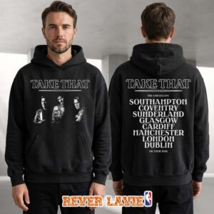 Take That The Circus Live Black Hoodie Summer 2026 Tour Merchandise