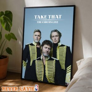 Take That The Circus Live Tour Poster 2026 Official Concert Merch