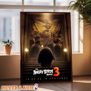 The Angry Birds Movie 3 Official Movie Poster 2026 Wall Art Home Decor