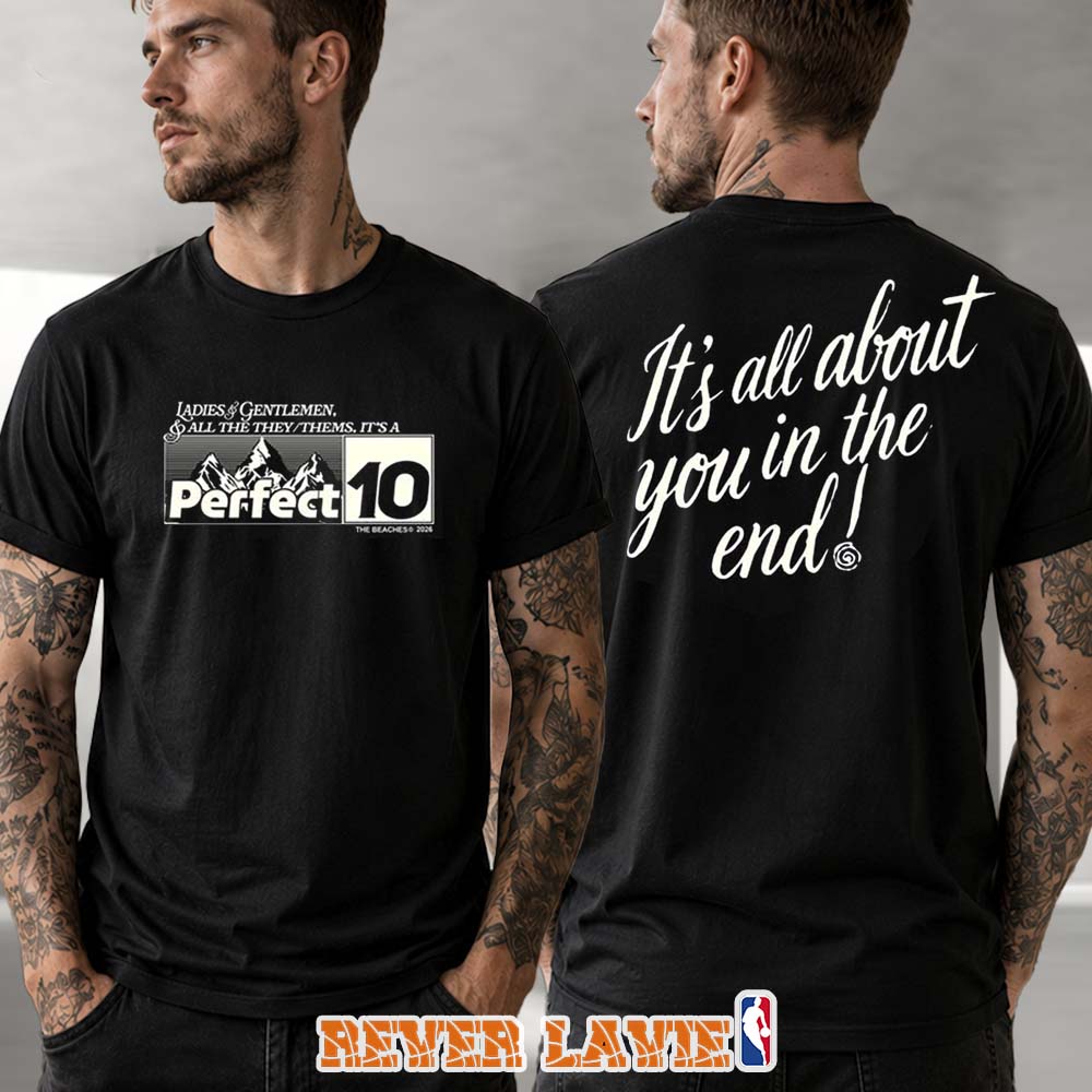 The Beaches Perfect 10 Black T-Shirt Official No Hard Feelings Deluxe Album Merch The Beaches Perfect 10 Black T-Shirt Official No Hard Feelings Deluxe Album Merch
