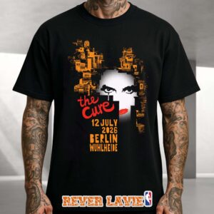 The Cure Berlin July 12 2026 Event T-Shirt Parkbühne Wuhlheide Berlin Germany Songs of a Lost World Tour