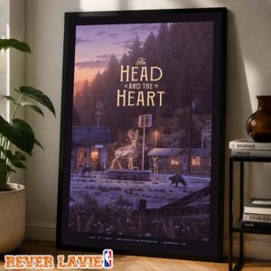 The Head And The Heart Concert Poster At Red Rocks Amphitheatre In Morrison Colorado On July 16 2026 Home Decor Poster Canvas
