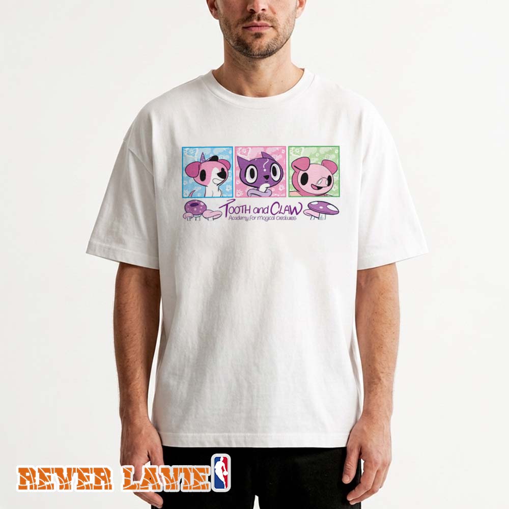 The Phoenix Tooth and Claw Cubes T-Shirt Comic Illustration The Phoenix Tooth and Claw Cubes T-Shirt Comic Illustration